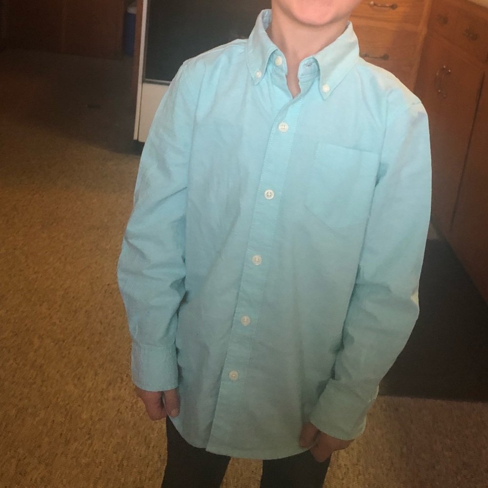 Boys size 7 button up